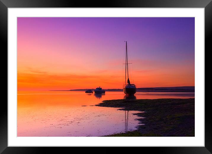 Perfect Peace Framed Mounted Print by nick woodrow