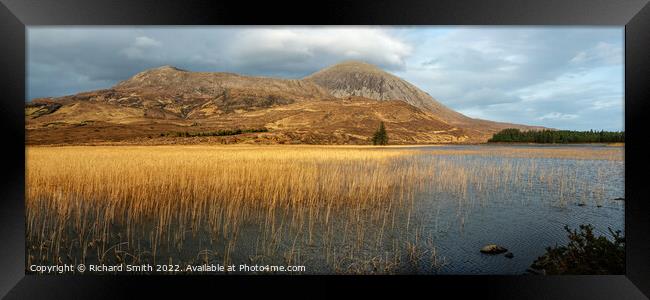 Rushes on Loch Cill Chriosd Framed Print by Richard Smith