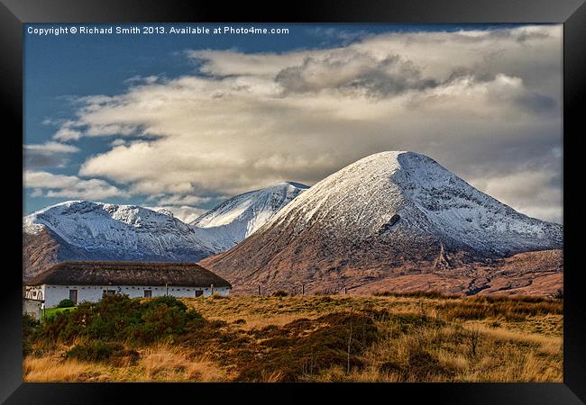 Beinn na Caillich from Breakish Framed Print by Richard Smith