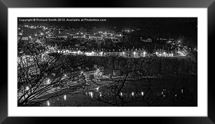 Portree from the Apothacarys Tower Framed Mounted Print by Richard Smith