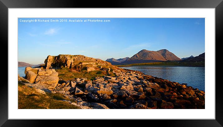 Glamaig from the Aird Framed Mounted Print by Richard Smith