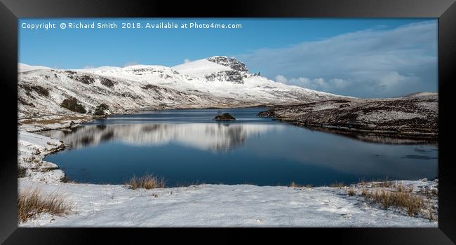 The Storr in winter #2 Framed Print by Richard Smith