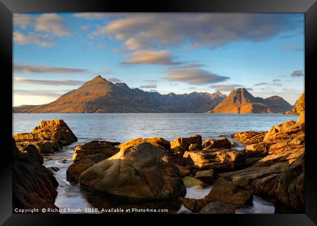 The Cuillin from Elgol #2 Framed Print by Richard Smith