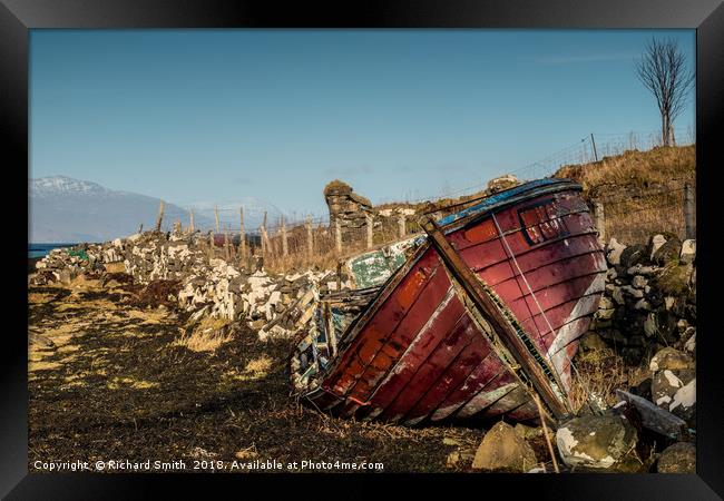 The wreck of WK61 #2 Framed Print by Richard Smith