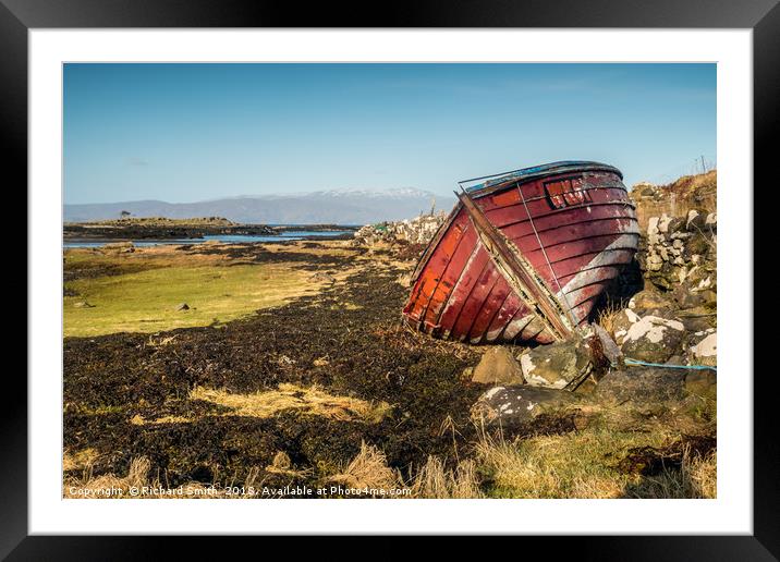 The wreck of WK61 #5 Framed Mounted Print by Richard Smith