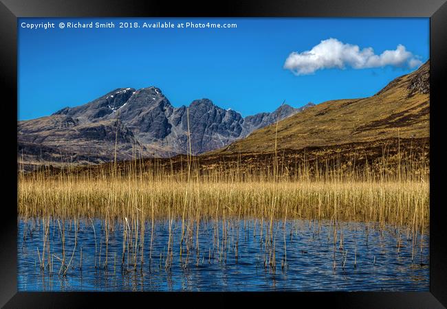 Loch Cill Chriosd and Blaven #5 Framed Print by Richard Smith