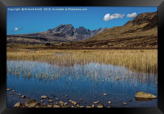 Loch Cill Chriosd and Blaven #5  Framed Print by Richard Smith