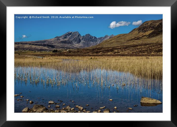 Loch Cill Chriosd and Blaven #5  Framed Mounted Print by Richard Smith