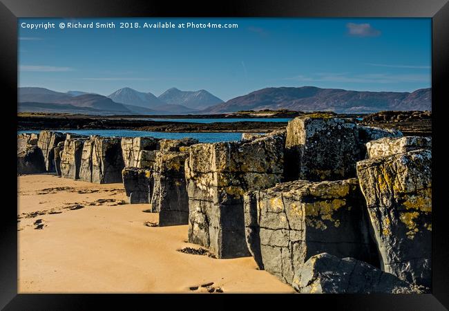 The Shore at Rubha Ardnish Framed Print by Richard Smith