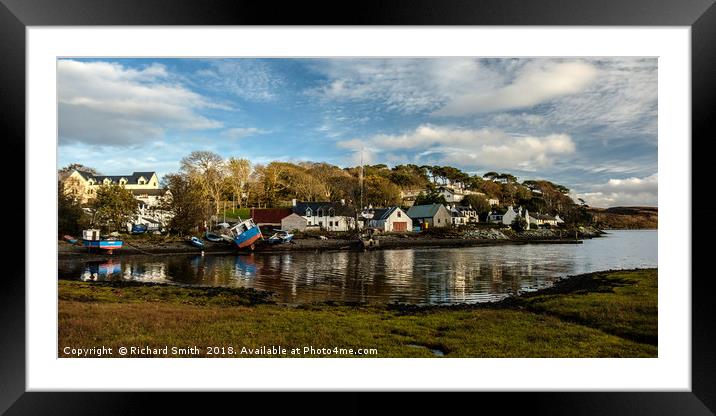 Bayfield Portree Framed Mounted Print by Richard Smith