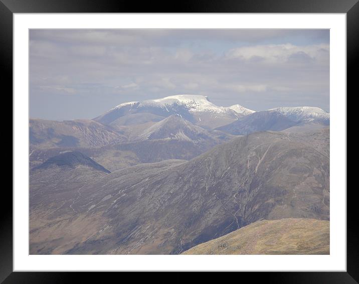 Ben Nevis, Scotland Framed Mounted Print by Andy Gilfillan