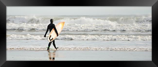 Surfs Up Framed Print by Vicky Mitchell