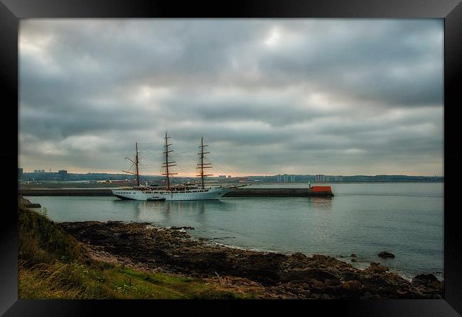 Seacloud 2 Framed Print by Vicky Mitchell