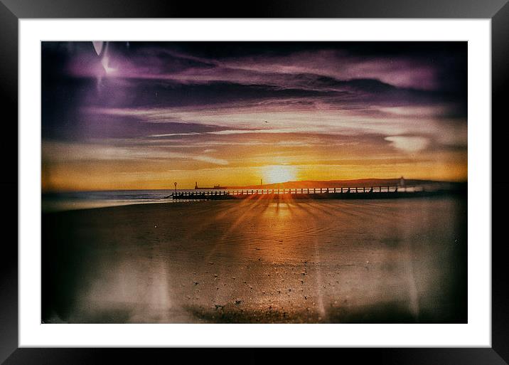 Fading Dawn Framed Mounted Print by Vicky Mitchell