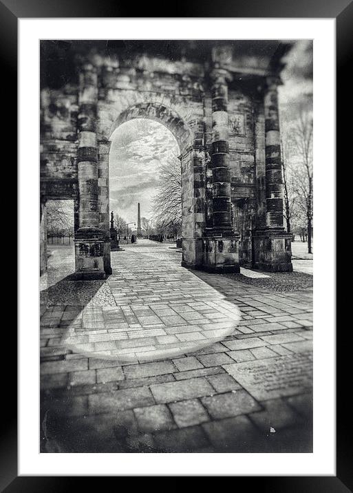 Glasgow Green Framed Mounted Print by Vicky Mitchell