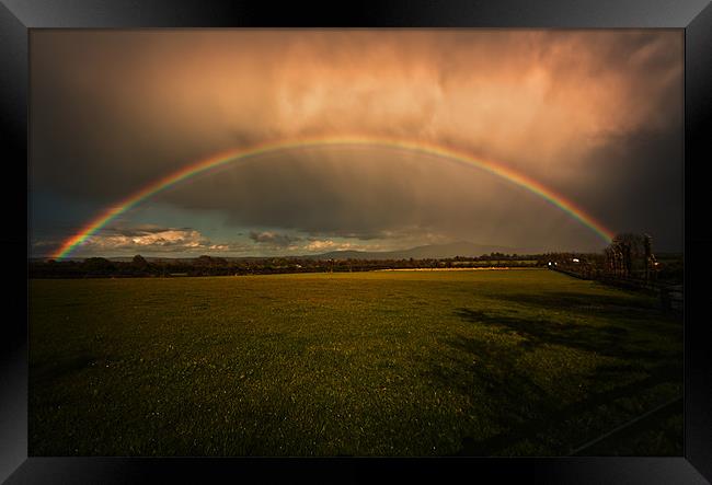 Full Rainbow Ireland Framed Print by Brian O'Dwyer