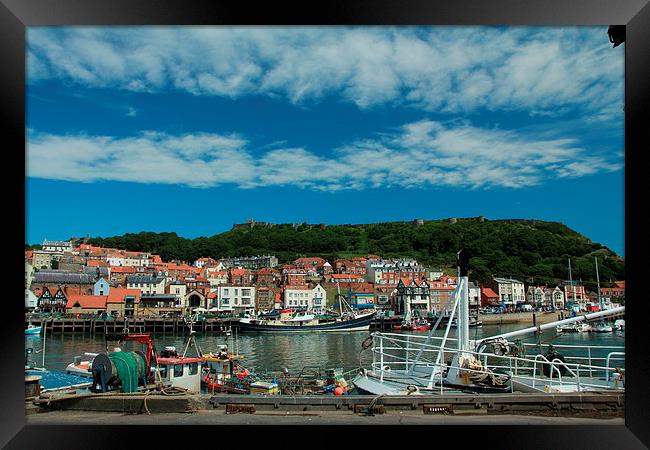 Fishing Port Of Scarborough Framed Print by Mark Lee