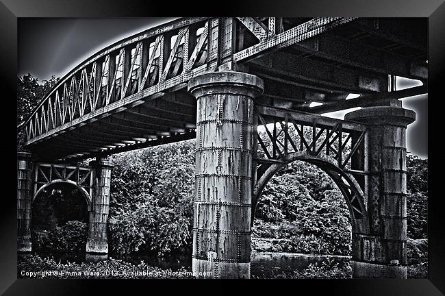 Bridge over river Don 2 Framed Print by Emma Ward