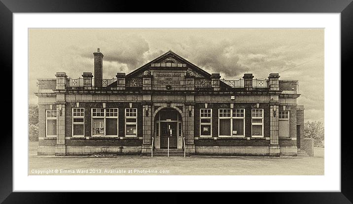 Brodsworth Miners Welfare Institute 2 Framed Mounted Print by Emma Ward