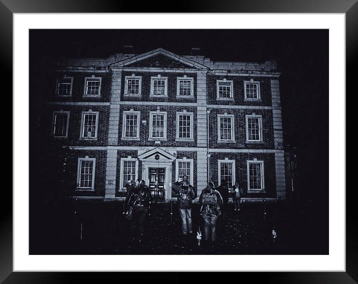 Midnight at Daresbury Hall Framed Mounted Print by Emma Ward