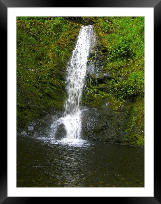 Pistyll Rhaeadr collection 5 Framed Mounted Print by Emma Ward