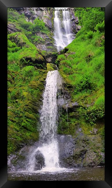 Pistyll Rhaeadr collection 9 Framed Print by Emma Ward