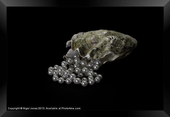 Mother of Pearls Framed Print by Nigel Jones