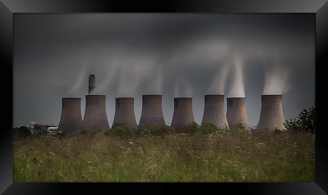 Power and Pollution Framed Print by Nigel Jones
