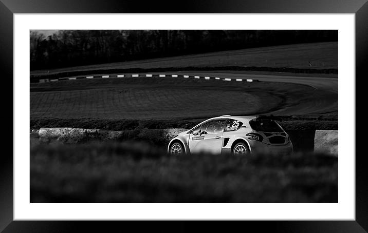 Champion in Black and White Framed Mounted Print by Nigel Jones