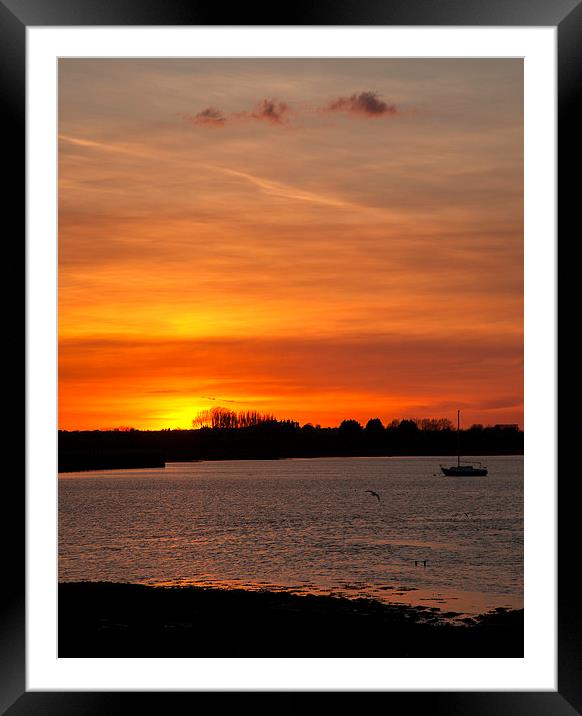  End Of The Day Framed Mounted Print by Nigel Jones