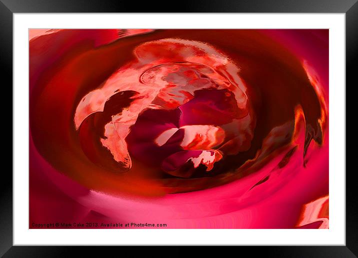 Digital  womb Framed Mounted Print by Mark Cake