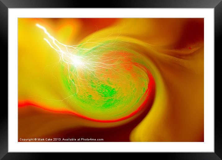 New planet Framed Mounted Print by Mark Cake