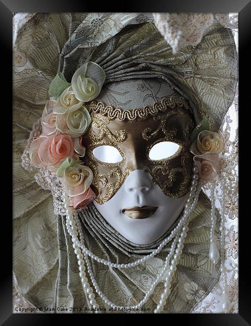 Masquerade 1 Framed Print by Mark Cake