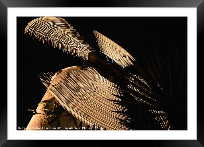 El Molino Blanco Windmill Framed Mounted Print by Michael Thompson