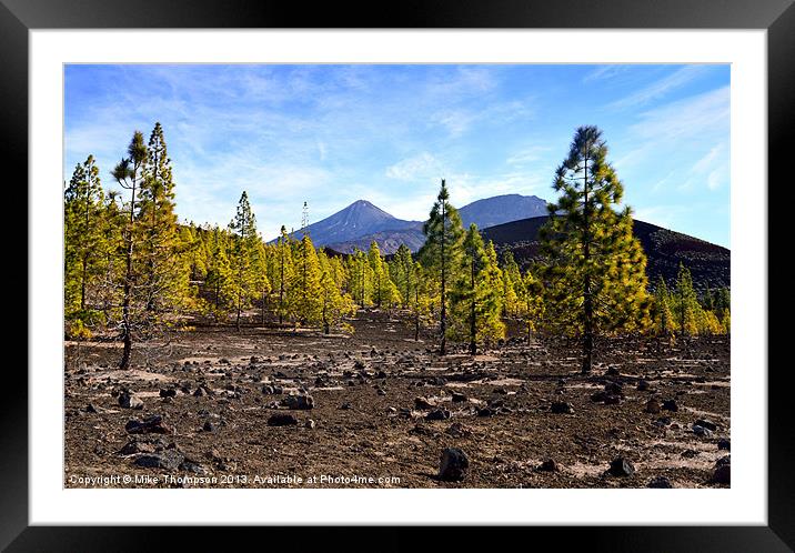 Mt. Tiede Framed Mounted Print by Michael Thompson