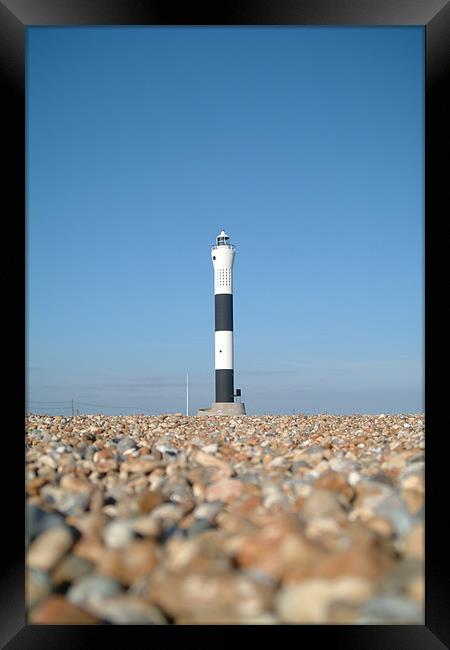 The Lighthouse At Dungeness Framed Print by Louise Wilson