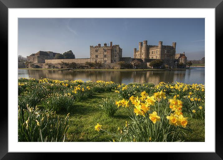 Spring at Leeds Castle Framed Mounted Print by Stuart Gennery