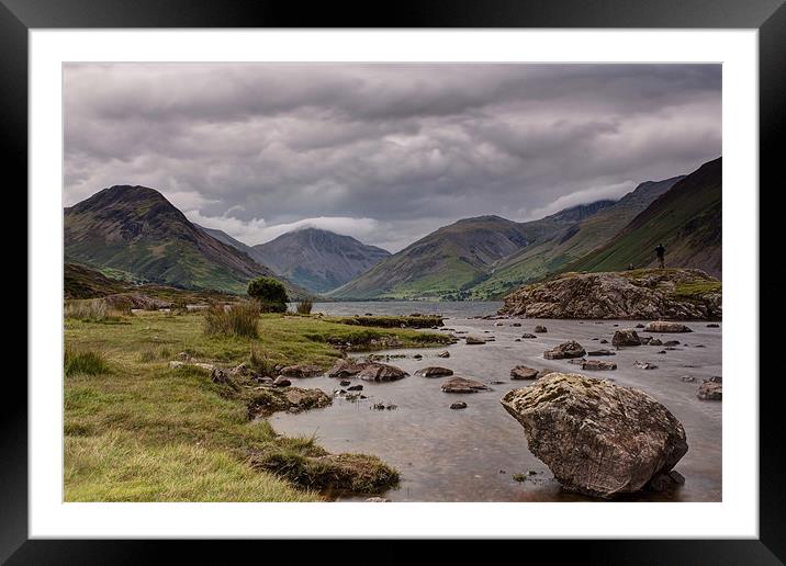 Wast Water Framed Mounted Print by Stuart Gennery