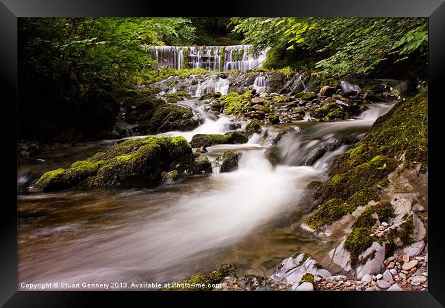 Stockghyll Force Framed Print by Stuart Gennery