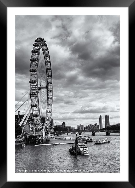 The Wheel Framed Mounted Print by Stuart Gennery