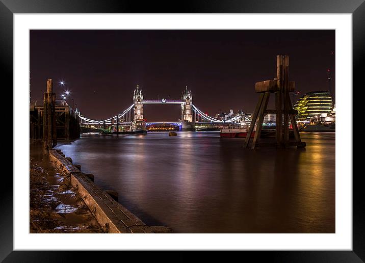 Tower Bridge Framed Mounted Print by Stuart Gennery