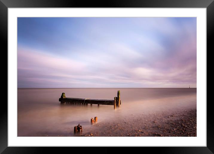 Reculver Bay Framed Mounted Print by Stuart Gennery