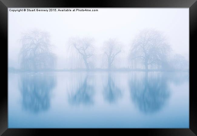  Ghostly Reflections Framed Print by Stuart Gennery