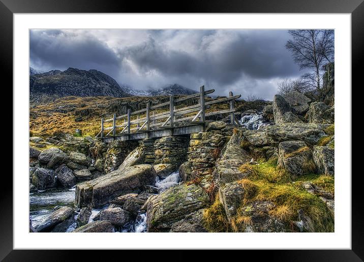 The Bridge to Devils Kitchen Framed Mounted Print by Ian Mitchell