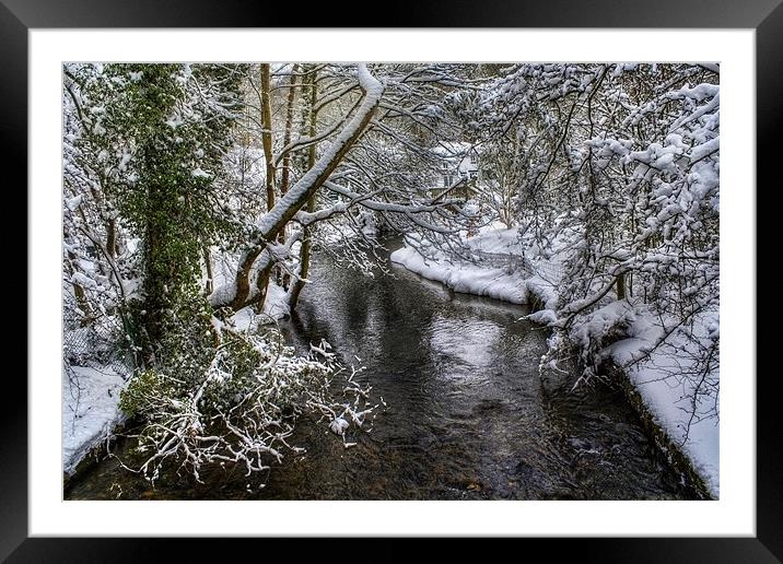 Snowy River Framed Mounted Print by Ian Mitchell