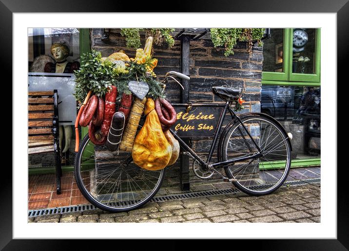 Olde Bike Framed Mounted Print by Ian Mitchell