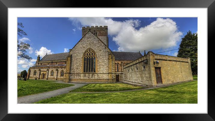 Welsh Cathedral Framed Mounted Print by Ian Mitchell