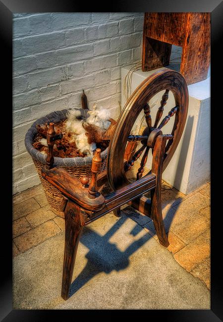 Spinning Wheel Framed Print by Ian Mitchell