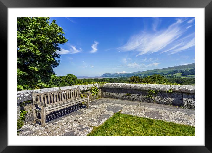 Bench With A View  Framed Mounted Print by Ian Mitchell