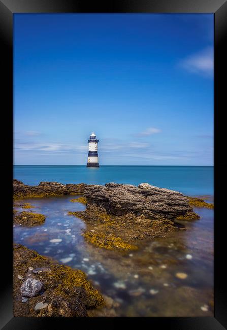 Penmon Lighthouse  Framed Print by Ian Mitchell